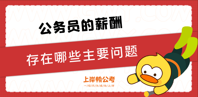 公务员的薪资存在什么主要问题